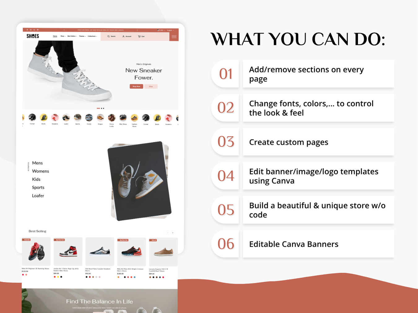 Sports Shoes & Footwear Shoes | Shopify 2.0 Theme