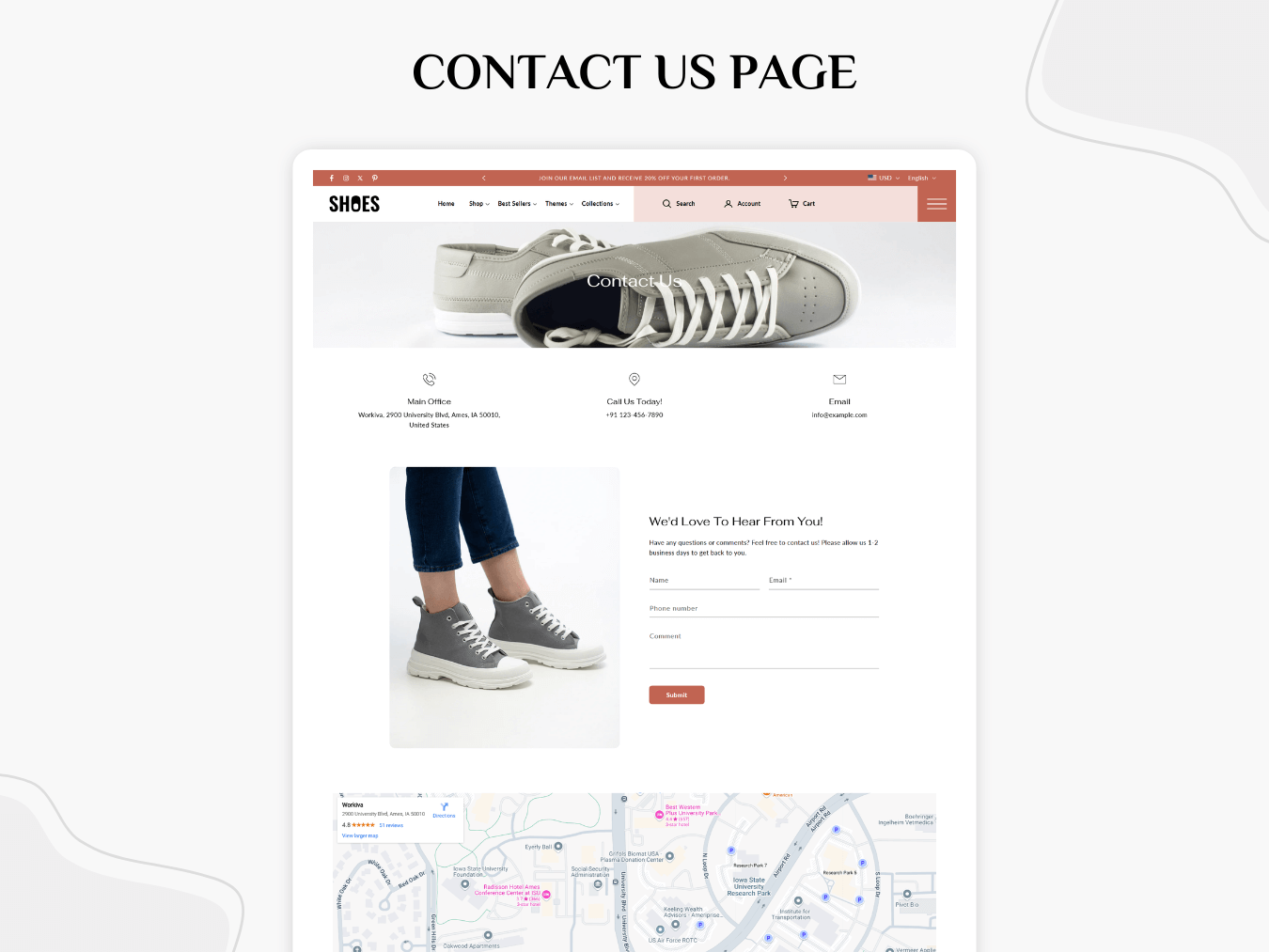 Sports Shoes & Footwear Shoes | Shopify 2.0 Theme