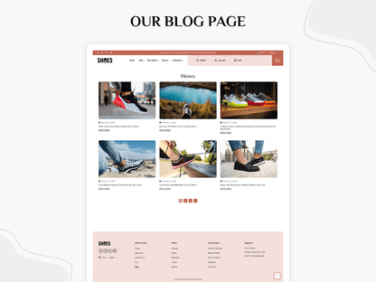 Sports Shoes & Footwear Shoes | Shopify 2.0 Theme