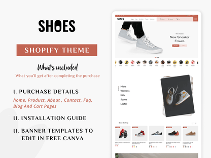 Sports Shoes & Footwear Shoes | Shopify 2.0 Theme