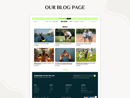 Sports Equipment & Clothing | Shopify 2.0 Theme
