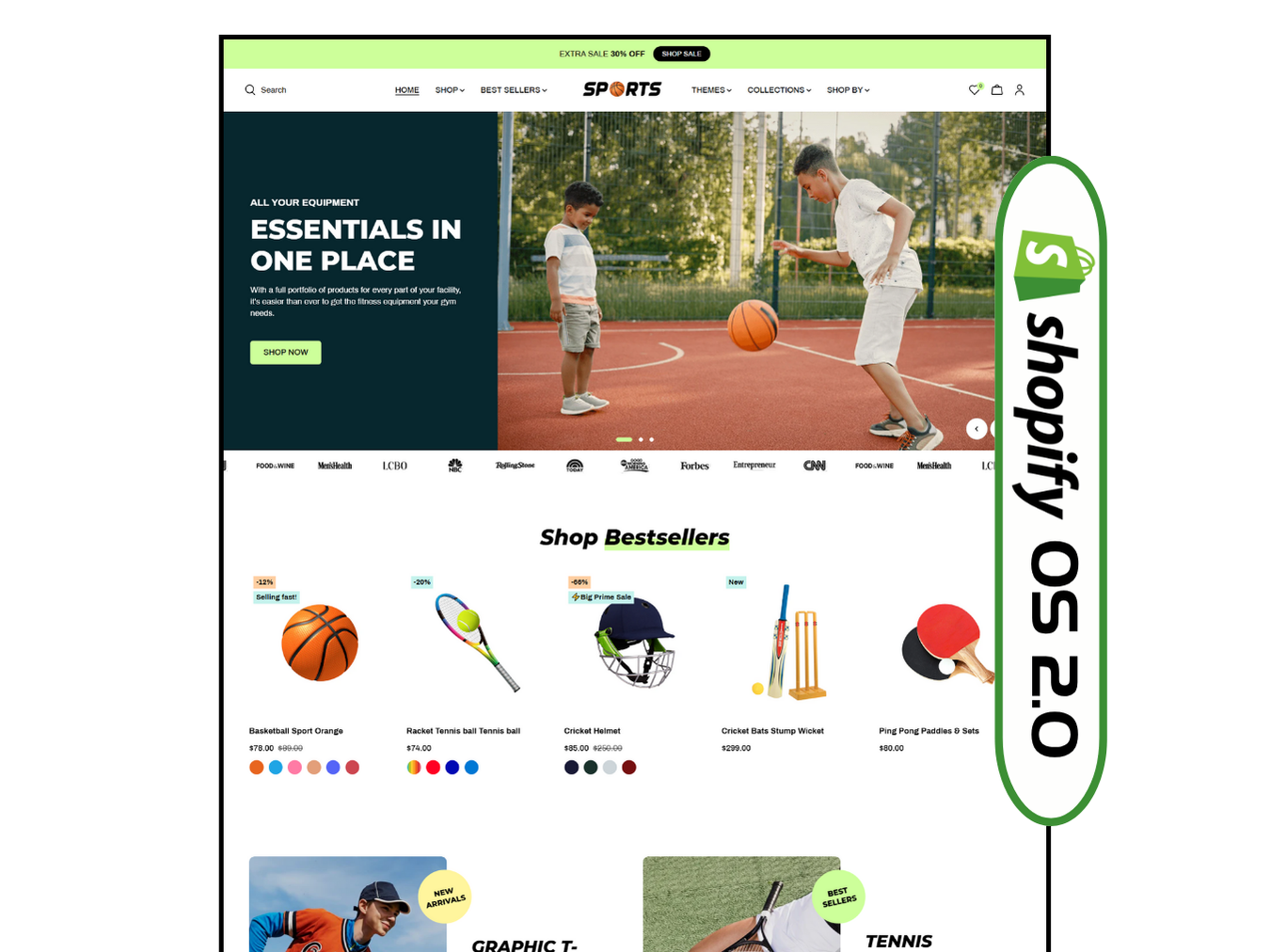 Sports Equipment & Clothing | Shopify 2.0 Theme