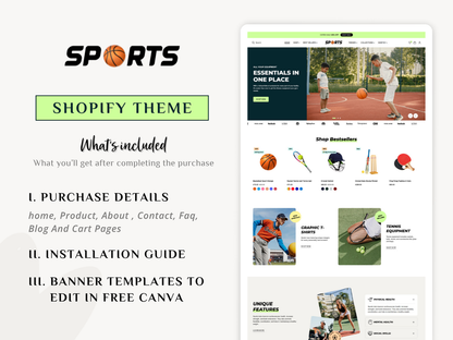 Sports Equipment & Clothing | Shopify 2.0 Theme