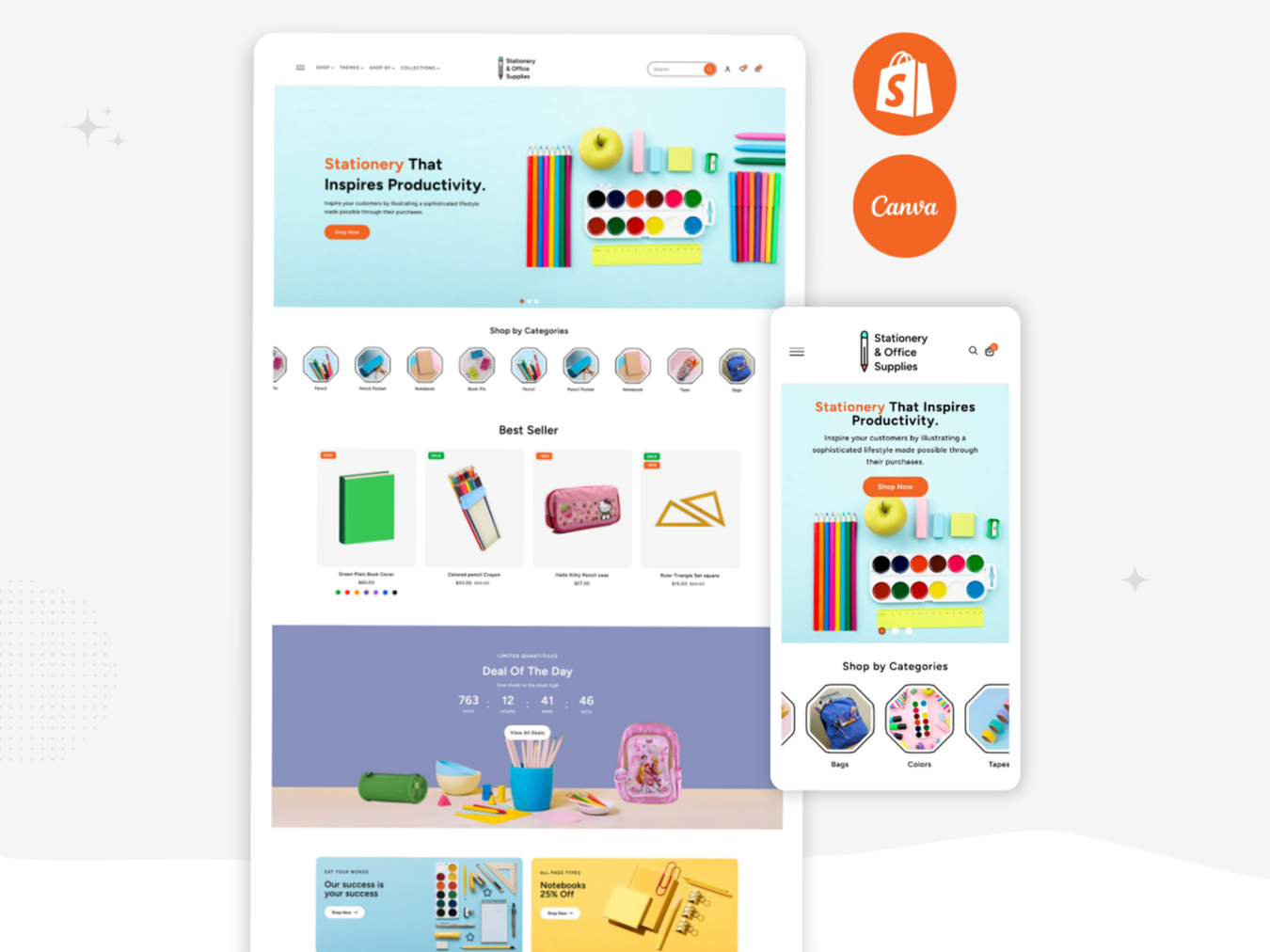 Stationery & Office Supplies - Stationery Store | Shopify 2.0 Theme