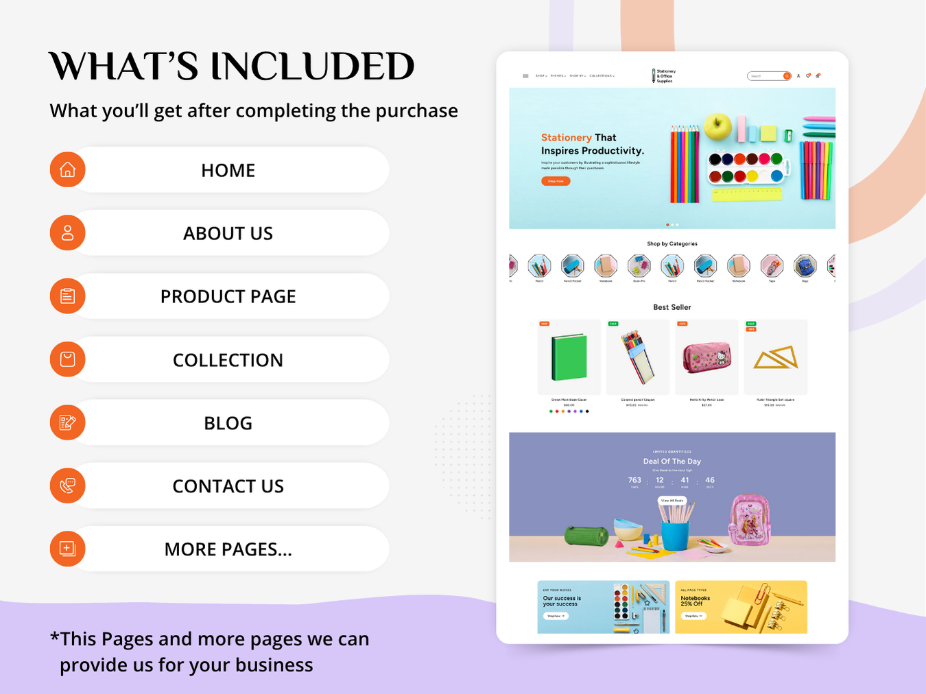 Stationery & Office Supplies - Stationery Store | Shopify 2.0 Theme