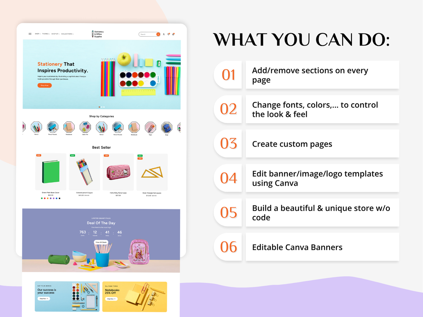 Stationery & Office Supplies - Stationery Store | Shopify 2.0 Theme
