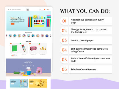 Stationery & Office Supplies - Stationery Store | Shopify 2.0 Theme