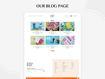 Stationery & Office Supplies - Stationery Store | Shopify 2.0 Theme