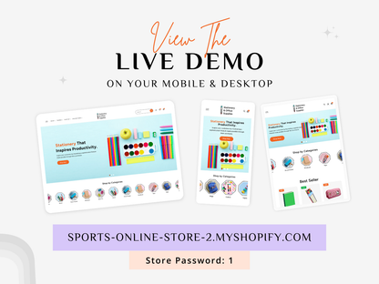 Stationery & Office Supplies - Stationery Store | Shopify 2.0 Theme