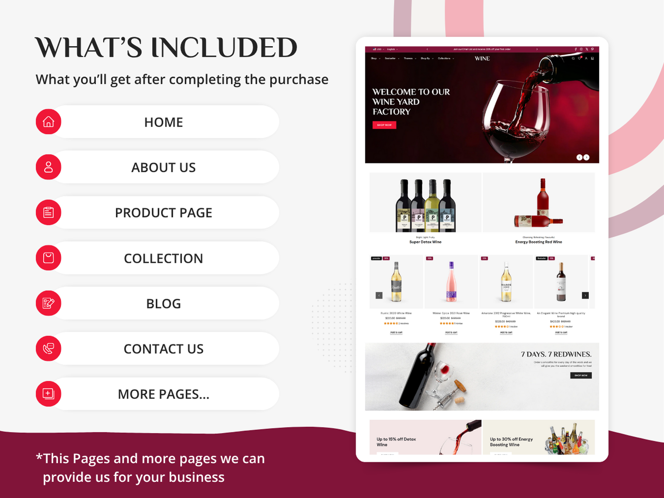 Wine - Best Wine Store | Shopify 2.0 Theme