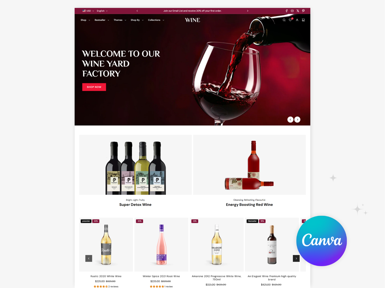 Wine - Best Wine Store | Shopify 2.0 Theme