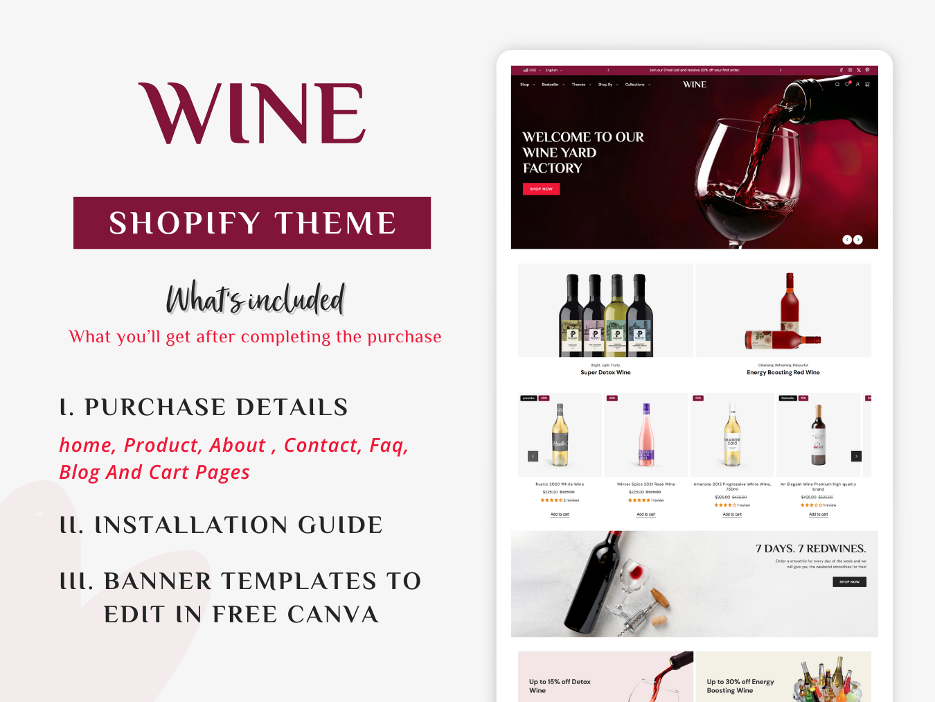 Wine - Best Wine Store | Shopify 2.0 Theme