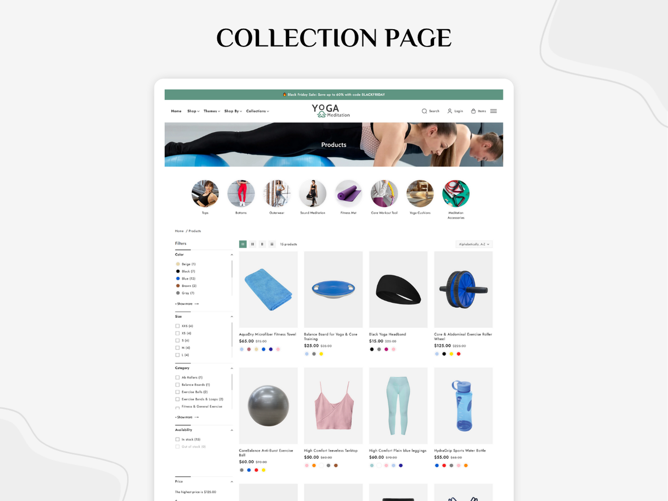 Yoga & Meditation Equipment Store | Shopify 2.0 Theme