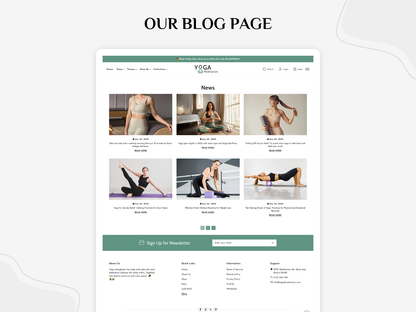 Yoga & Meditation Equipment Store | Shopify 2.0 Theme