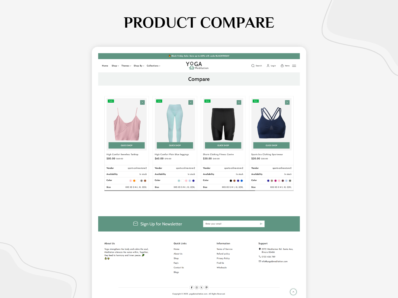 Yoga & Meditation Equipment Store | Shopify 2.0 Theme