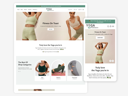 Yoga & Meditation Equipment Store | Shopify 2.0 Theme