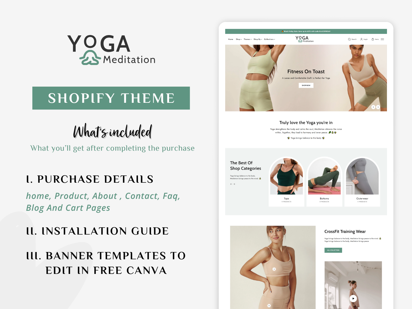 Yoga & Meditation Equipment Store | Shopify 2.0 Theme