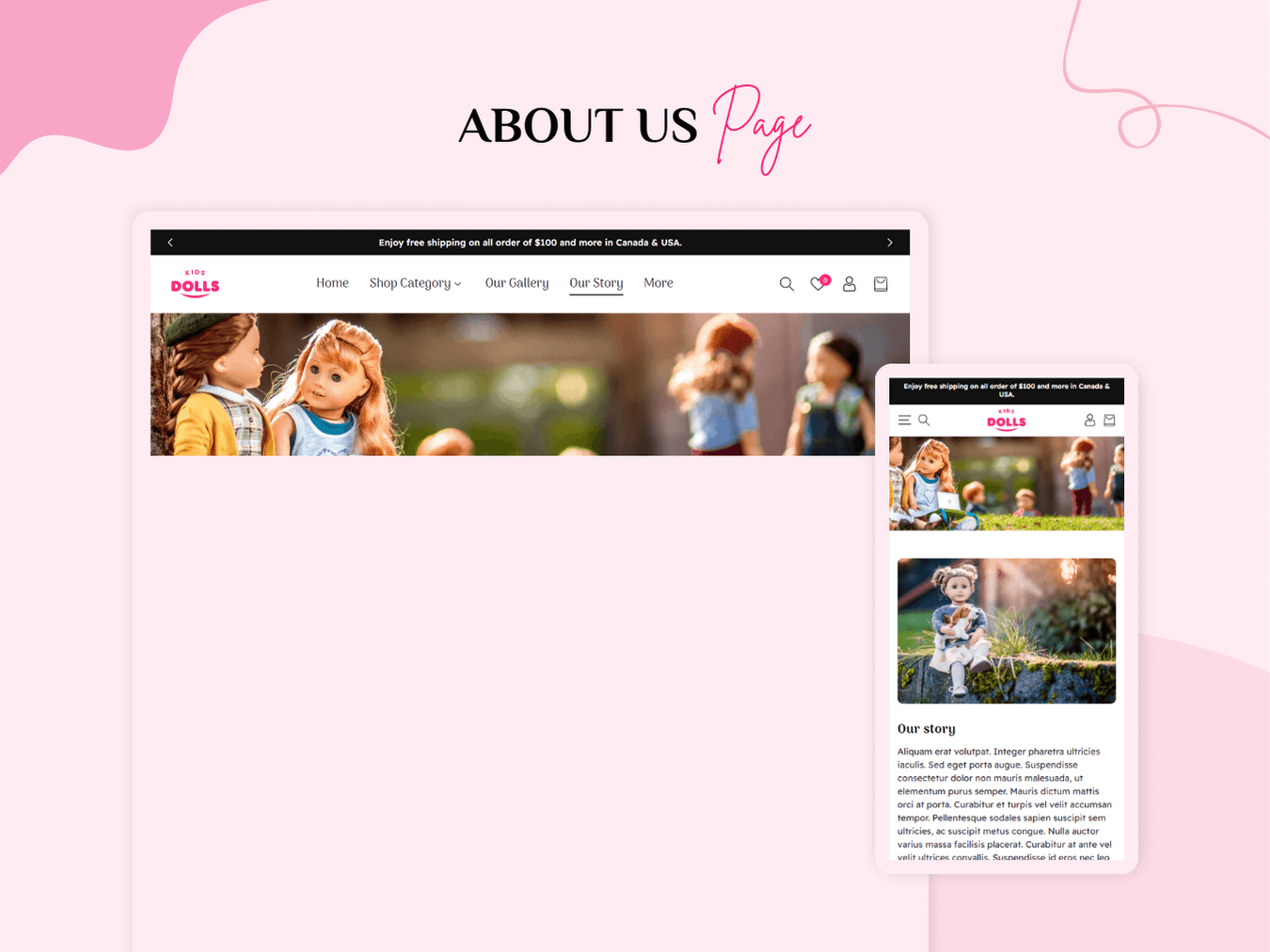 DOLLS - Best Shopify Toy Store | Shopify 2.0 Theme