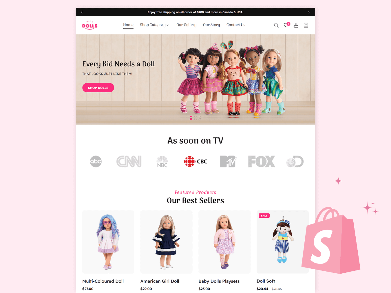 DOLLS - Best Shopify Toy Store | Shopify 2.0 Theme