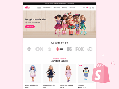DOLLS - Best Shopify Toy Store | Shopify 2.0 Theme