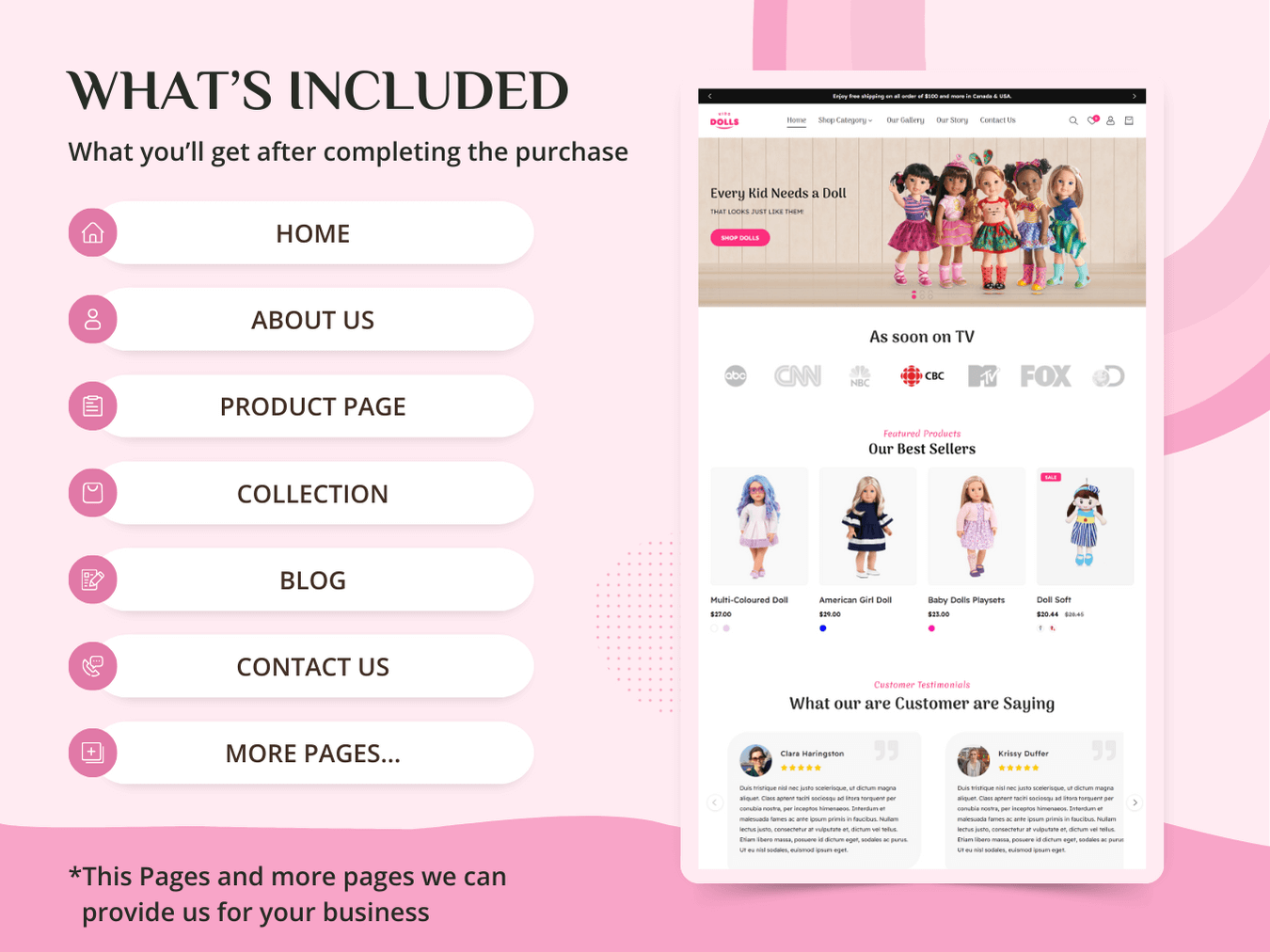 DOLLS - Best Shopify Toy Store | Shopify 2.0 Theme
