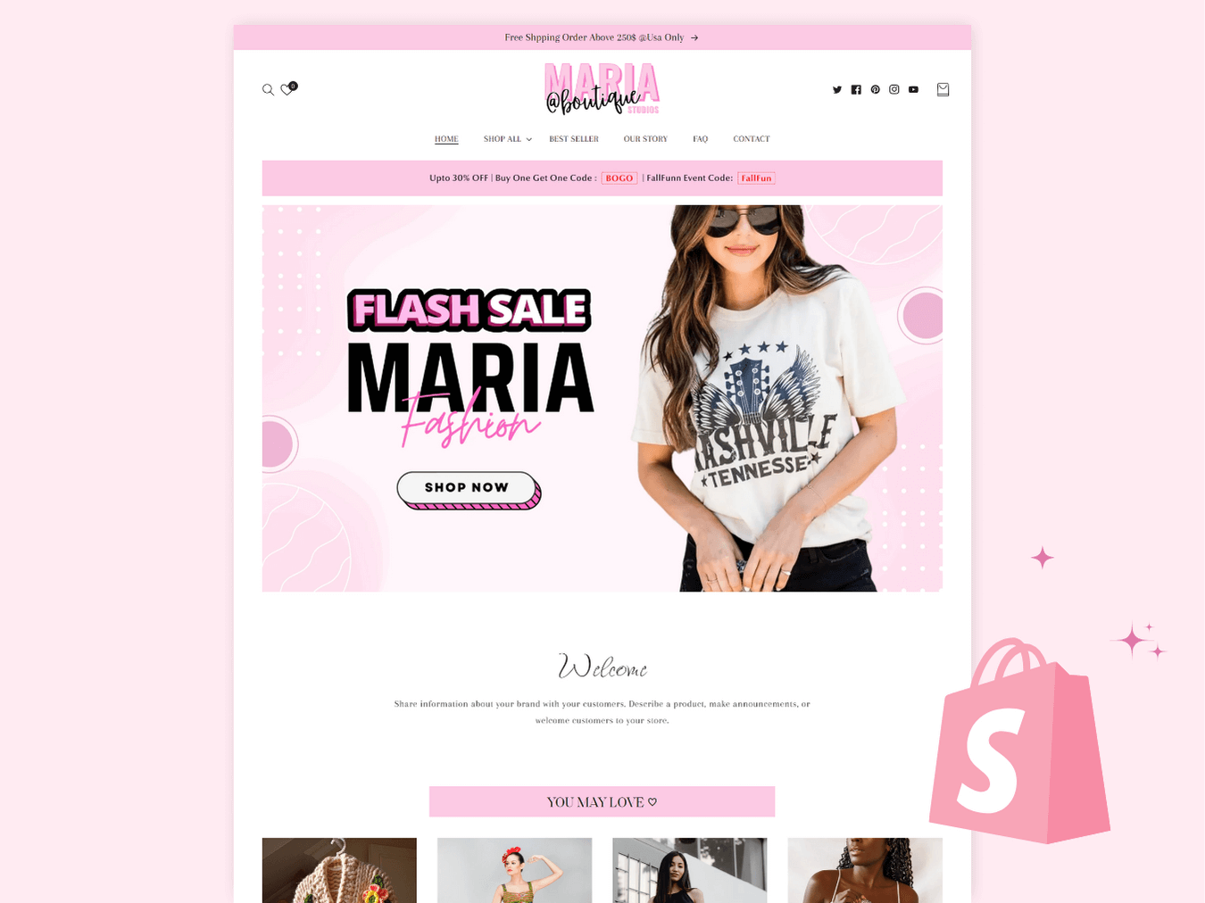 women's top fashion template