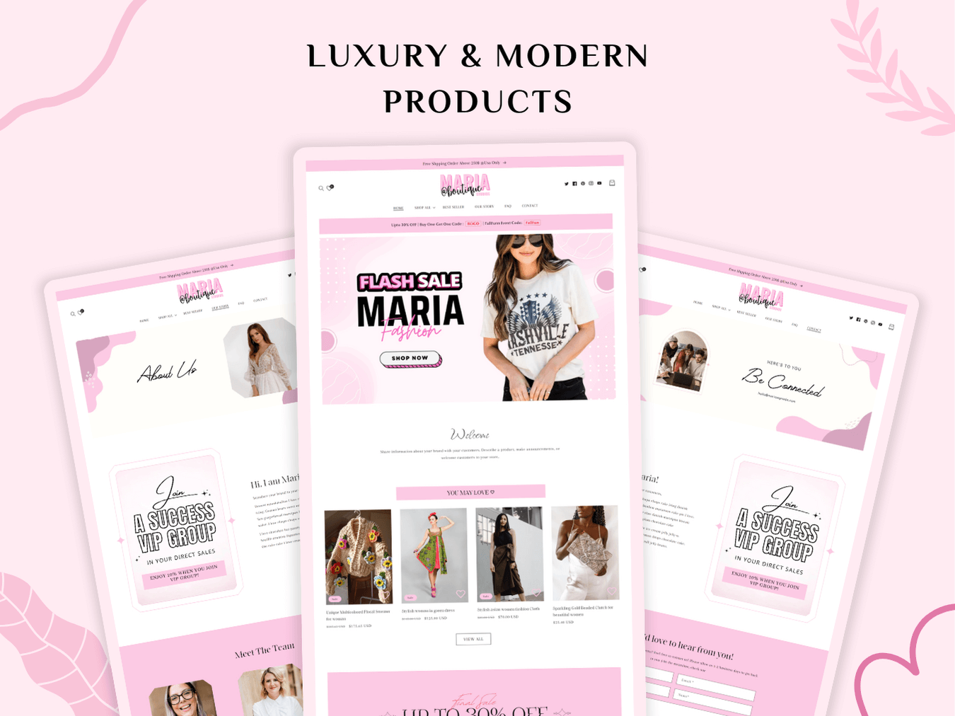 Stylish Women's Fashion Theme