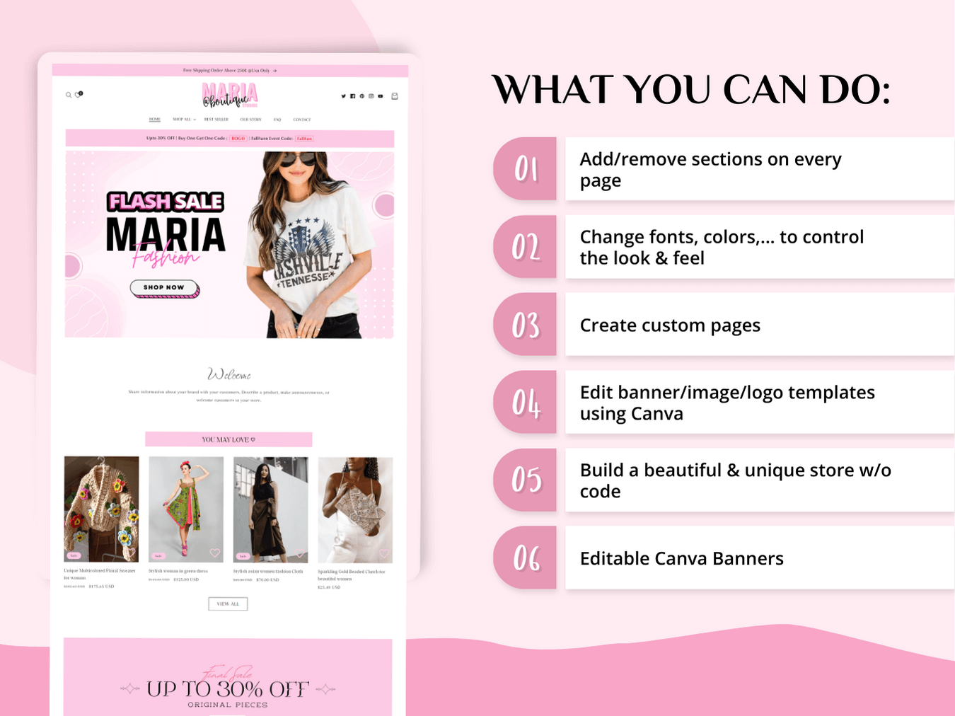 The MARIA boutique - Best Fashion For Women's | Shopify 2.0 Theme