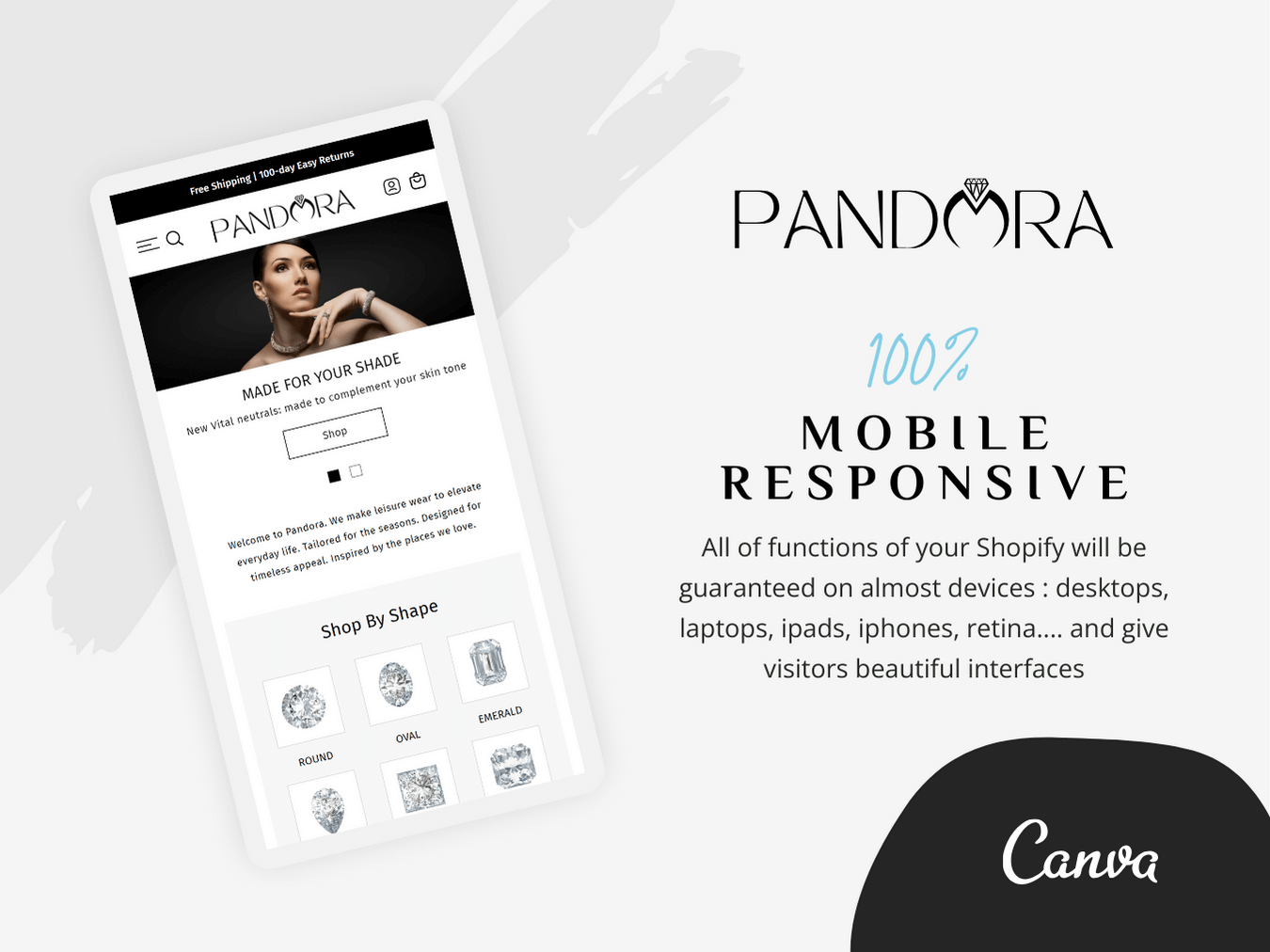 Mobile-Optimized Jewelry Store