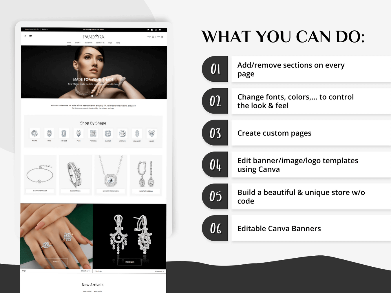 GEMORA - Best Shopify Themes For Jewelry | Shopify 2.0 Theme