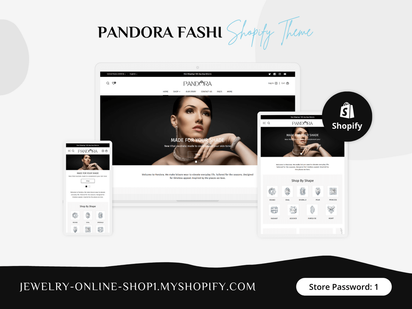 GEMORA - Best Shopify Themes For Jewelry | Shopify 2.0 Theme