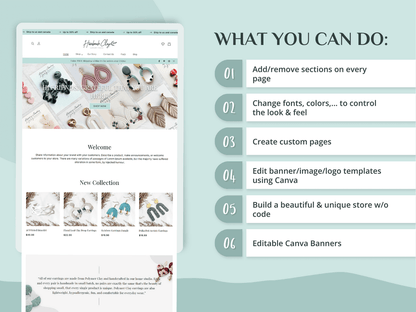 Handmade Clay - Shopify Jewelry Template For Handmade | Shopify 2.0 Template