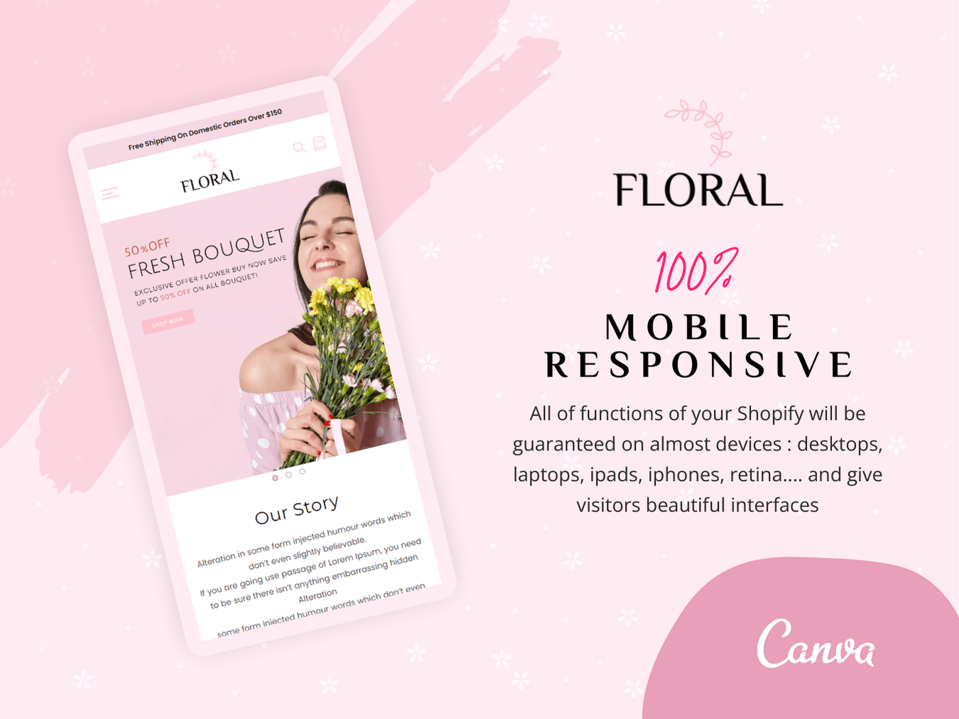 floral wedding theme