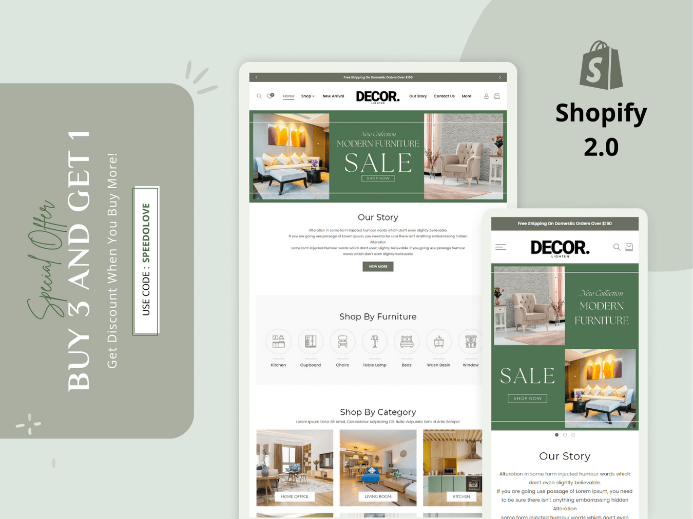 Functional Furniture Website Design