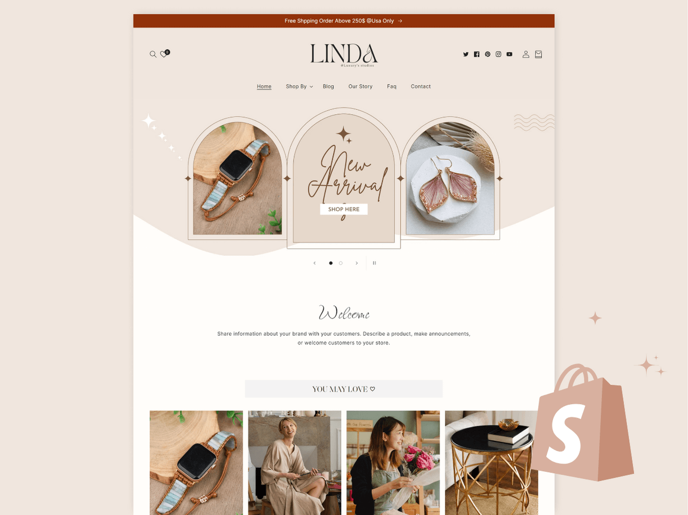 Jewellery Ecommerce Website Templates