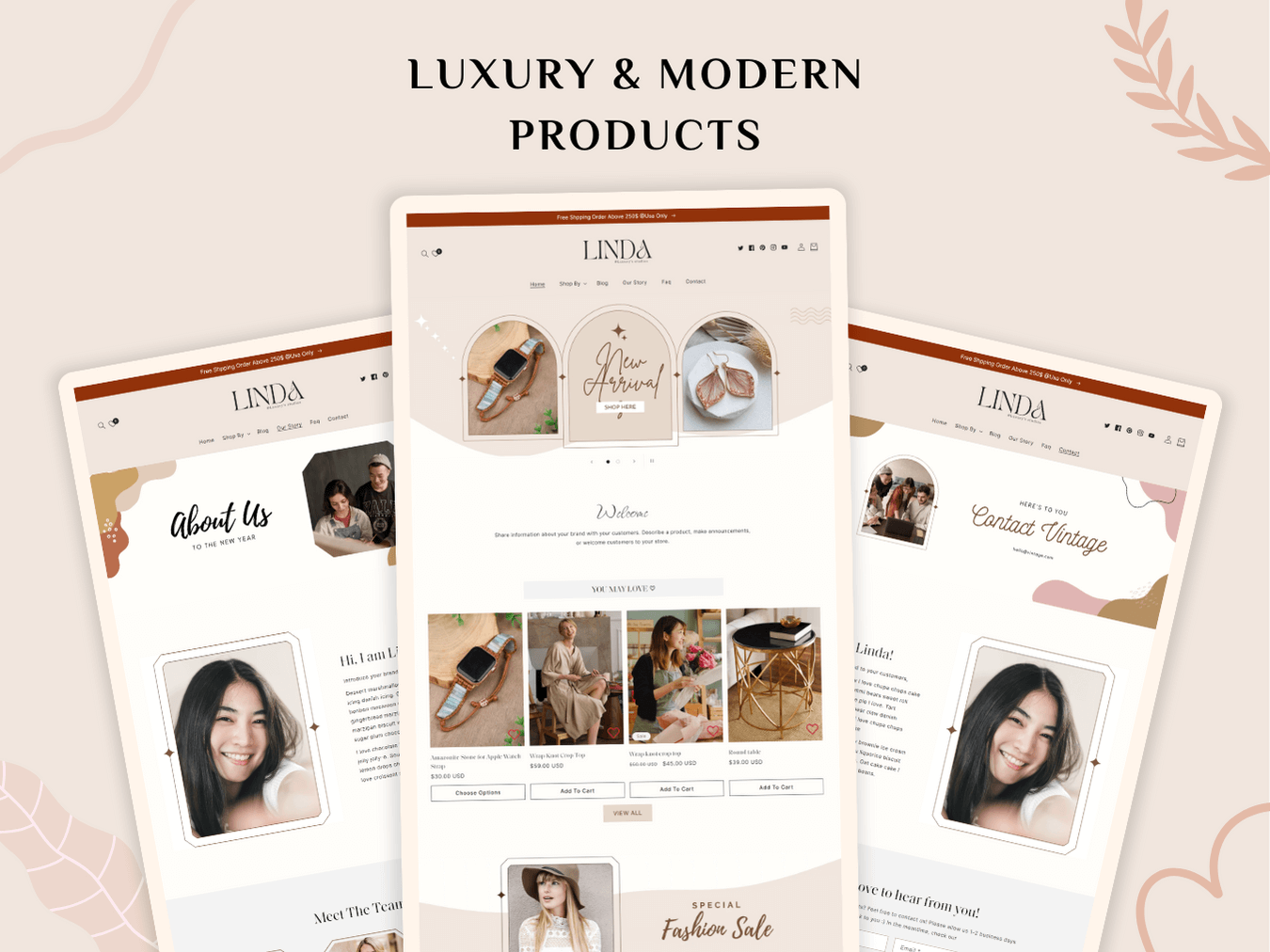 Customizable Jewelry Ecommerce Theme