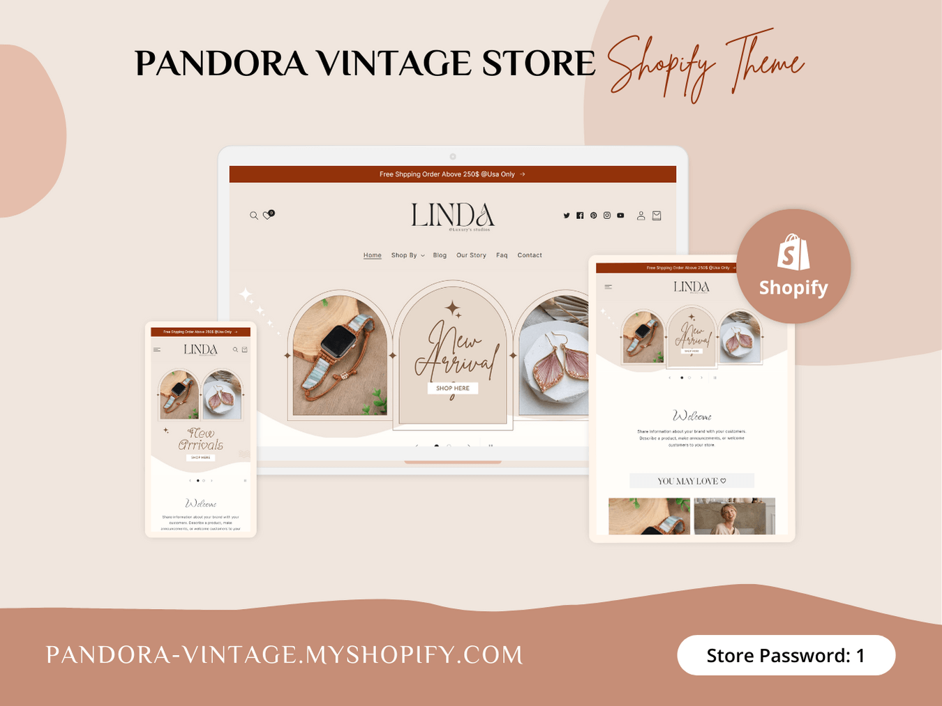LINDA - Jewelry Online Store | Shopify 2.0 Theme