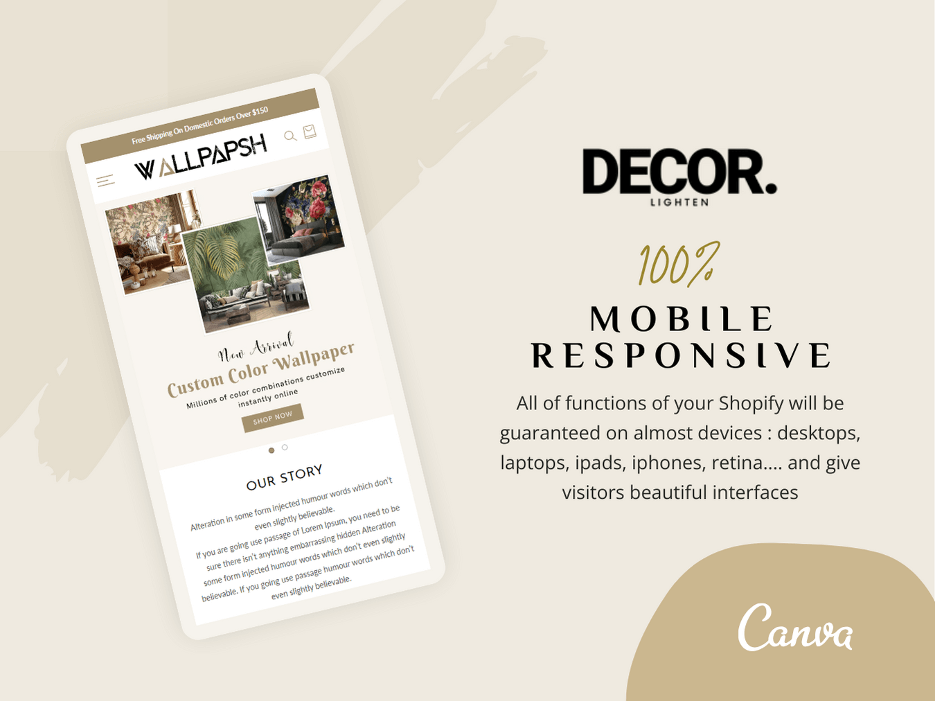 WALLPAPSH - Premium Shopify Wallpaper Themes | Shopify 2.0 Theme