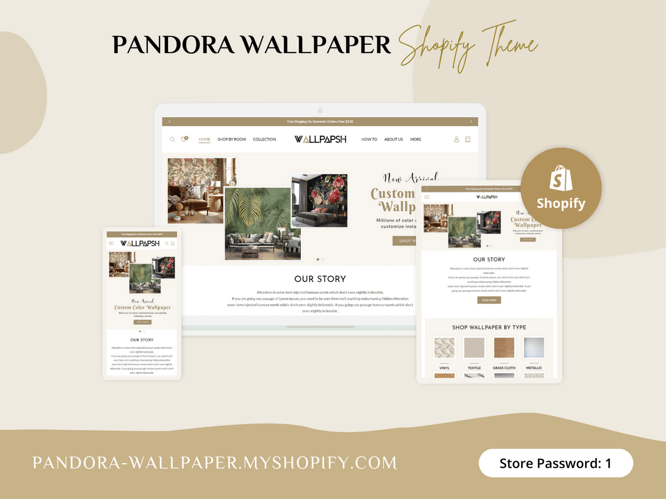 WALLPAPSH - Premium Shopify Wallpaper Themes | Shopify 2.0 Theme
