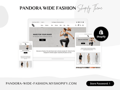 Wide Fashion - Best Shopify Themes For Clothing Store - Shopify 2.0 Theme