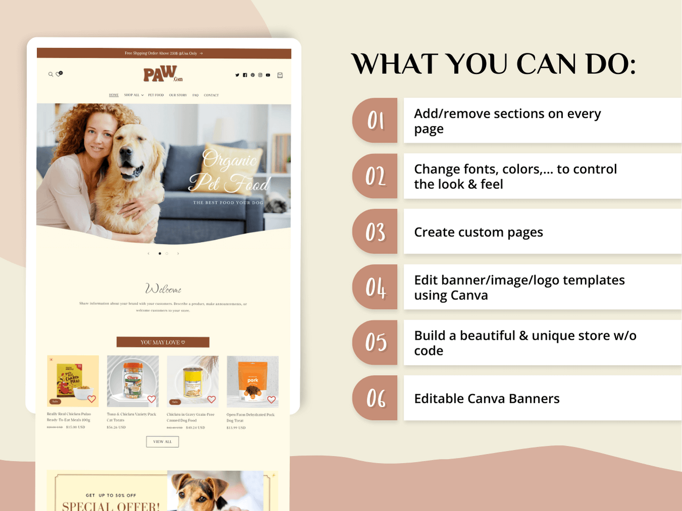 PAW - Best Shopify Pet Store | Shopify 2.0 Theme
