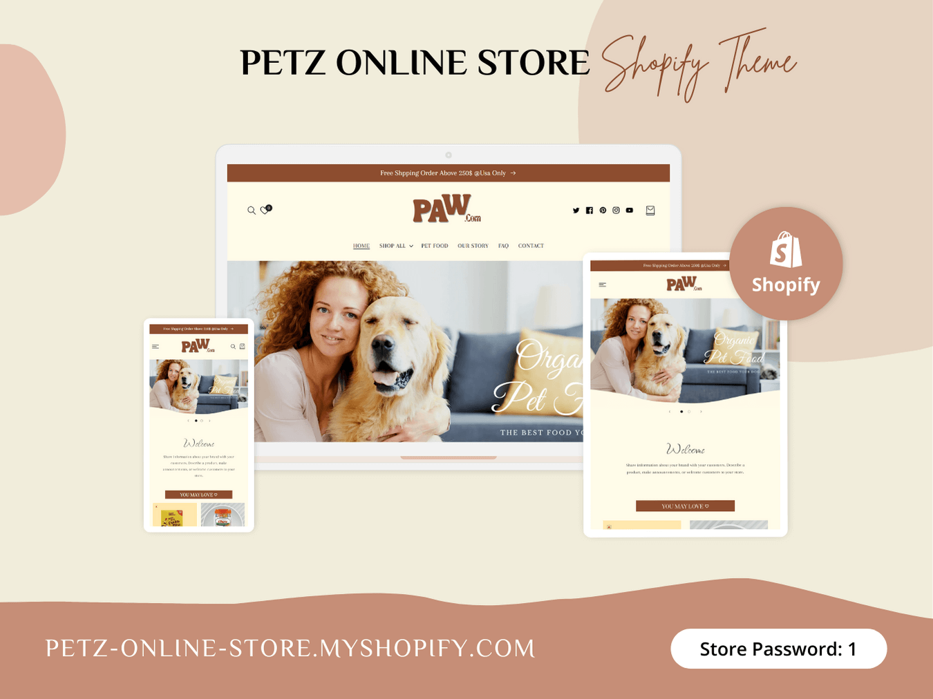 PAW - Best Shopify Pet Store | Shopify 2.0 Theme