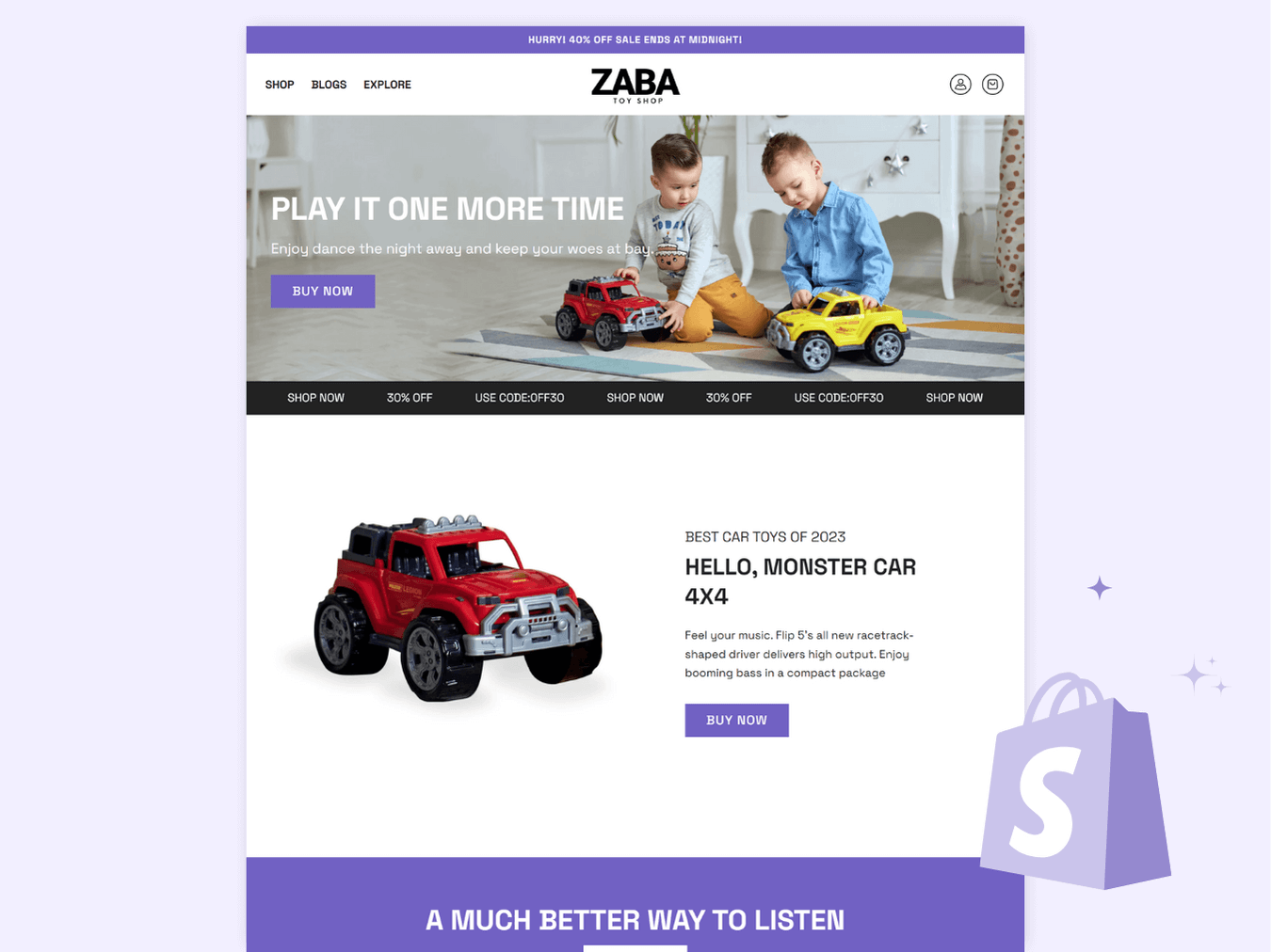 ZABA - Shopify Drop Shipping & Toy Store | Shopify 2.0 Theme