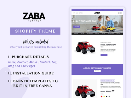 ZABA - Shopify Drop Shipping & Toy Store | Shopify 2.0 Theme