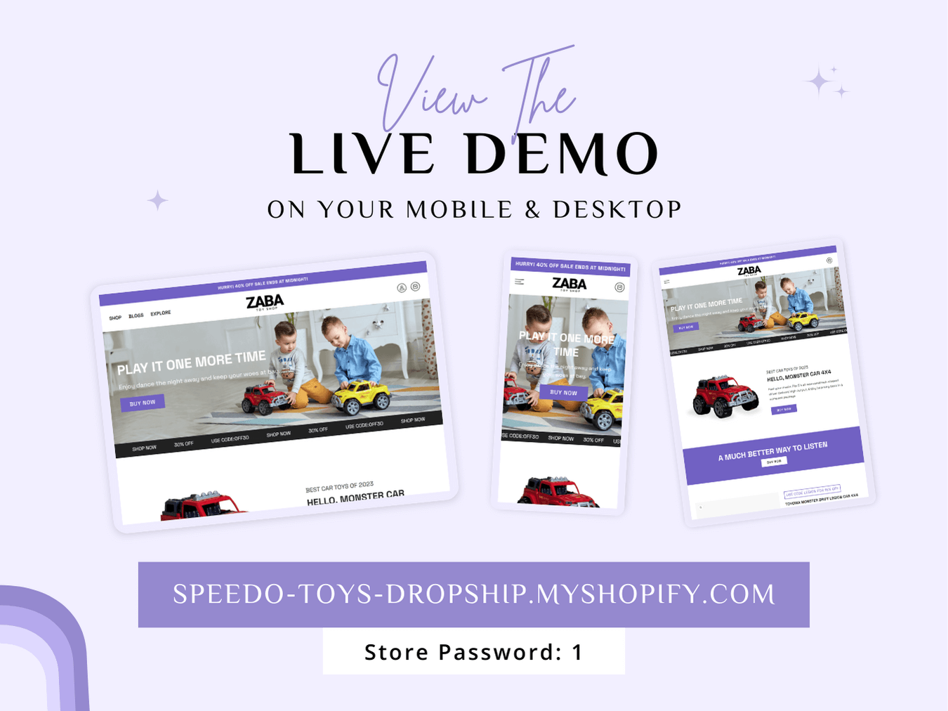 ZABA - Shopify Drop Shipping & Toy Store | Shopify 2.0 Theme