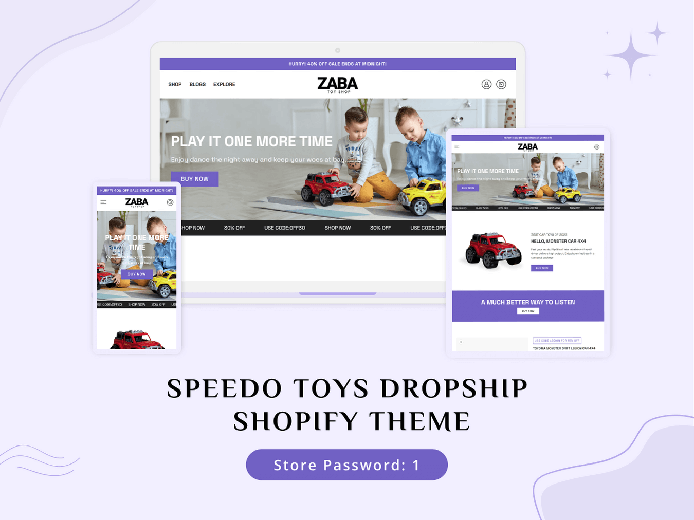 ZABA - Shopify Drop Shipping & Toy Store | Shopify 2.0 Theme