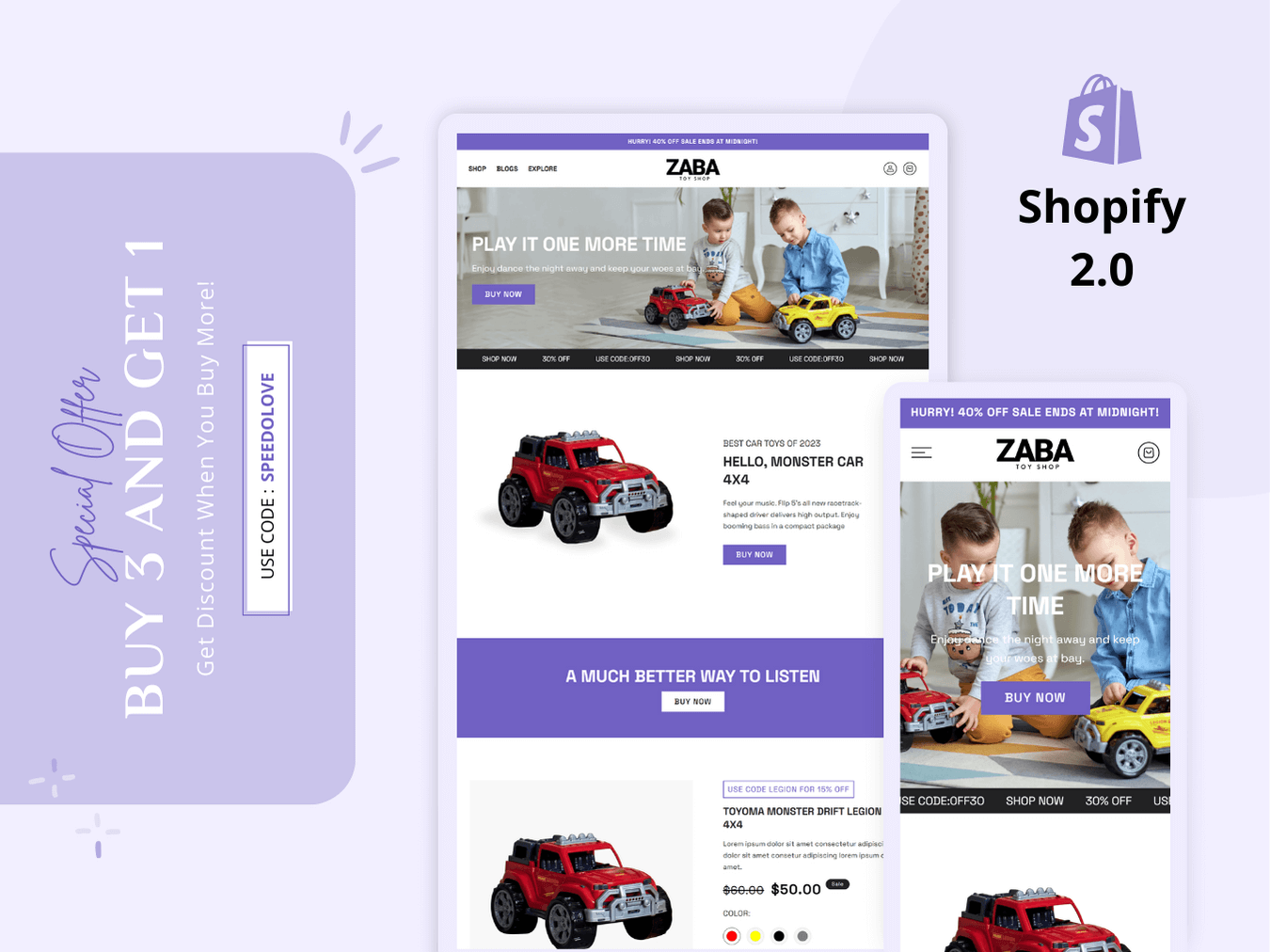 ZABA - Shopify Drop Shipping & Toy Store | Shopify 2.0 Theme