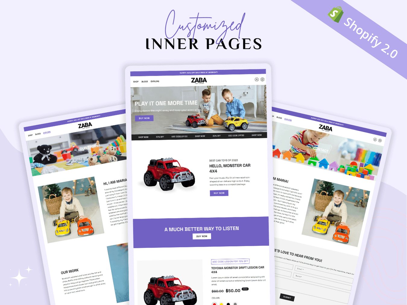 ZABA - Shopify Drop Shipping & Toy Store | Shopify 2.0 Theme