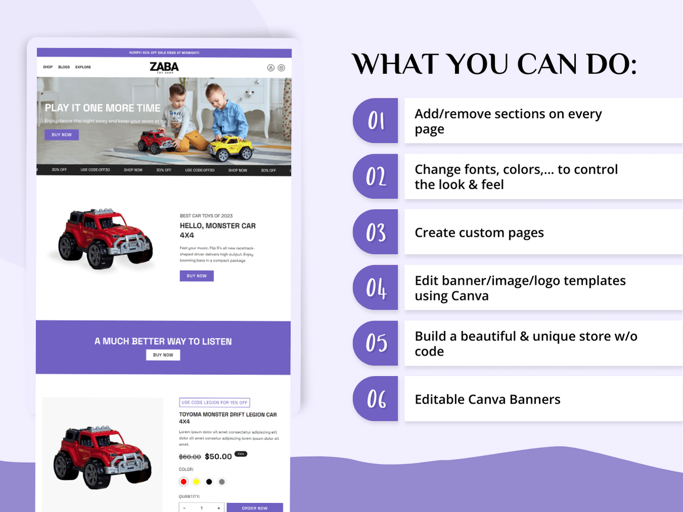 ZABA - Shopify Drop Shipping & Toy Store | Shopify 2.0 Theme
