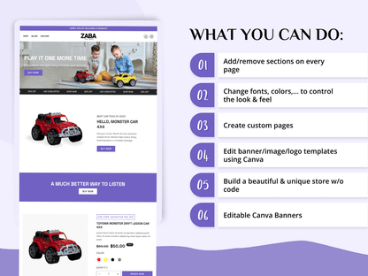 ZABA - Shopify Drop Shipping & Toy Store | Shopify 2.0 Theme